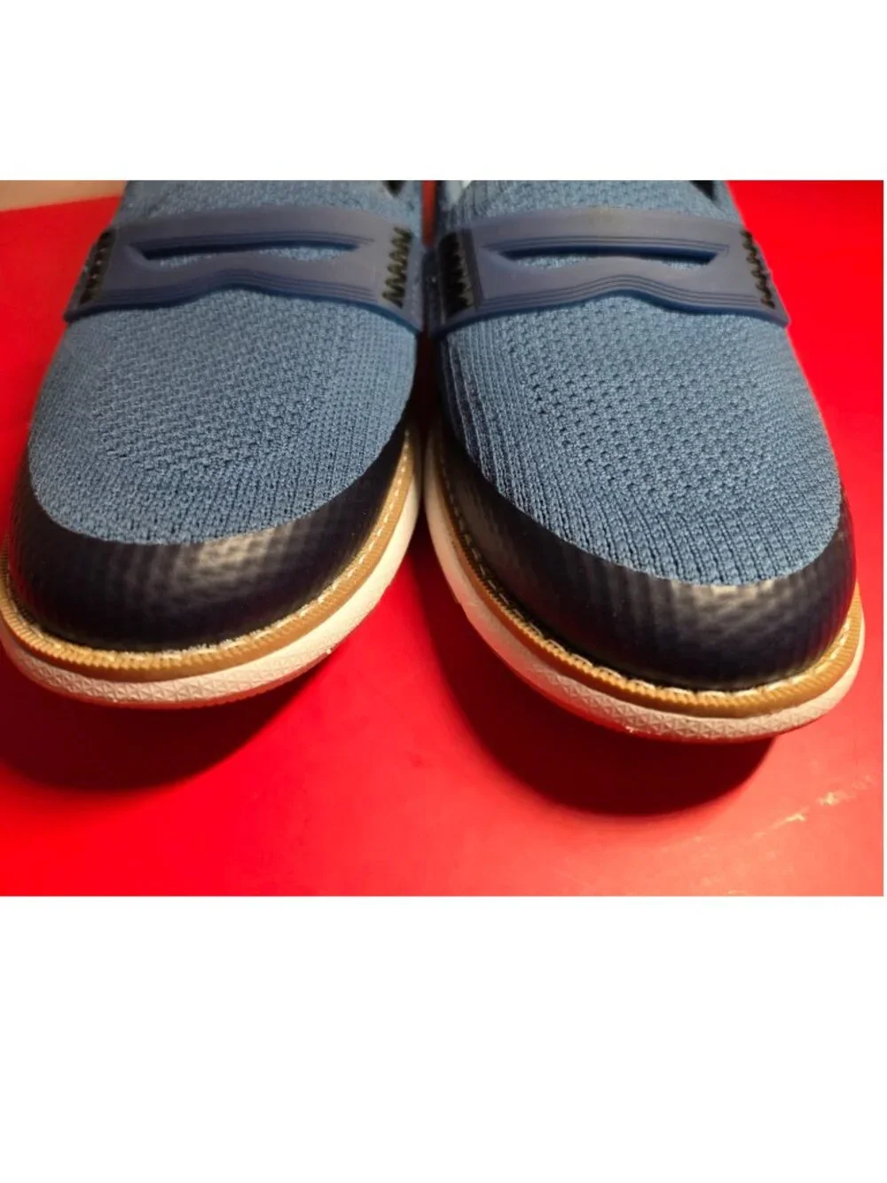 Cole Haan 4.ZERØGRAND Knit Loafers Navy Blue Women's 8.5 B  Worn Twice